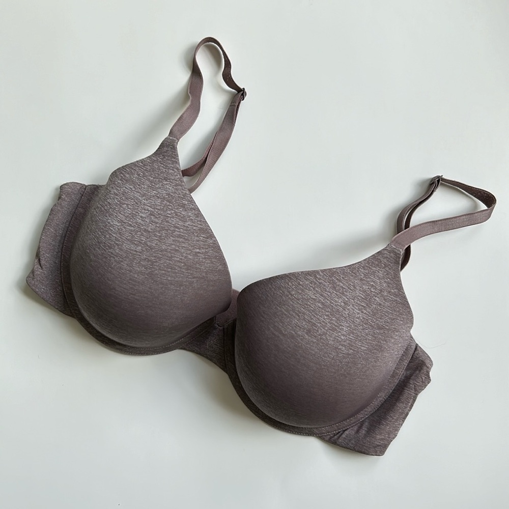 Victoria’s Secret T-Shirt Bra Uplift Semi Demi - Mauve Lavender Purple - 36D